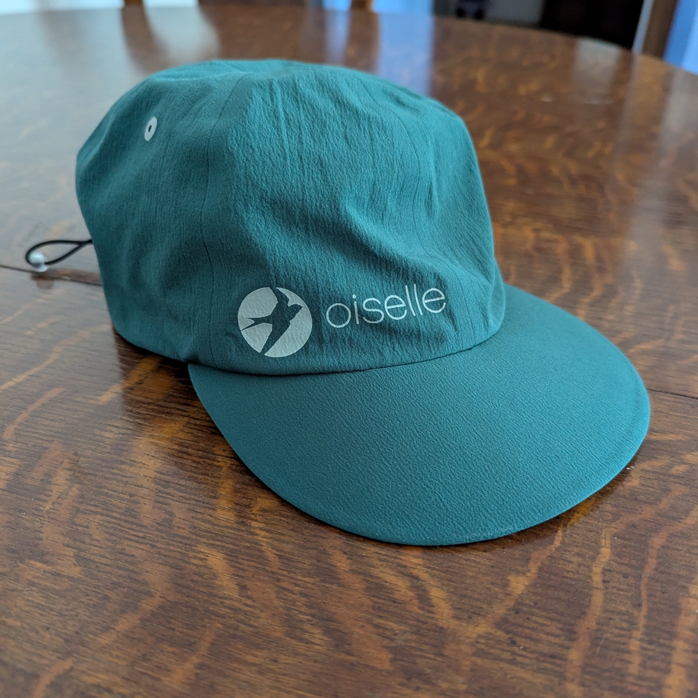 Oiselle Deep Teal Adventure Cap